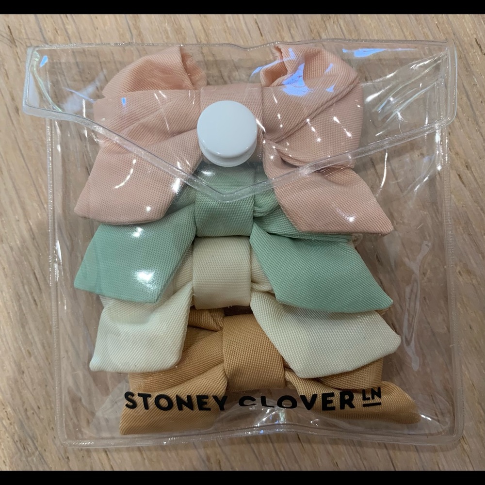 Stoney clover lane nylon mini bow set (4)